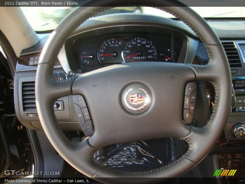 Black Raven / Ebony 2011 Cadillac DTS
