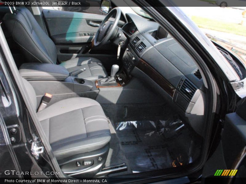 Jet Black / Black 2009 BMW X3 xDrive30i