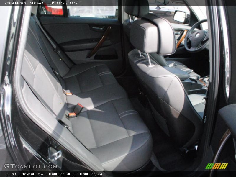 Jet Black / Black 2009 BMW X3 xDrive30i