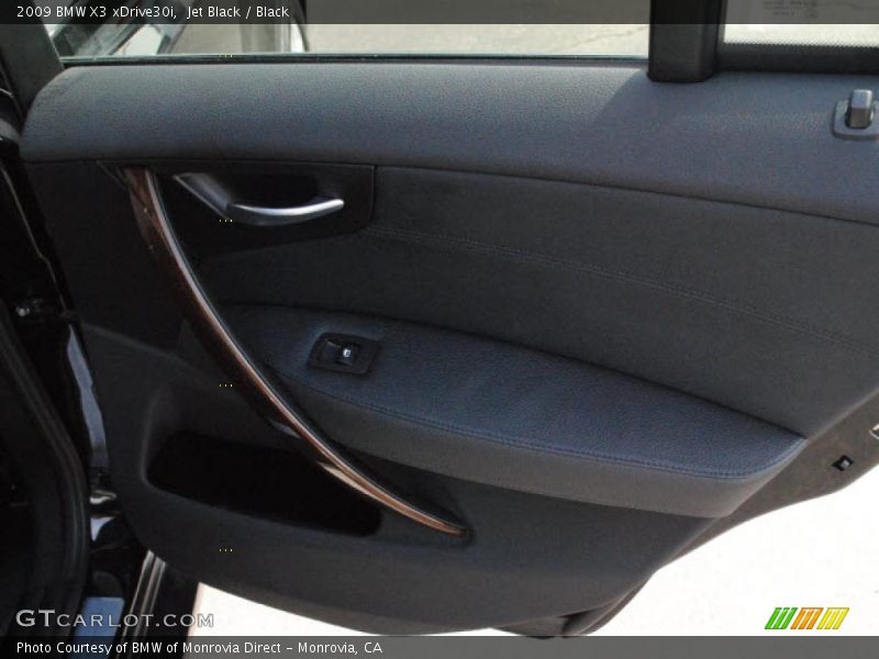 Jet Black / Black 2009 BMW X3 xDrive30i