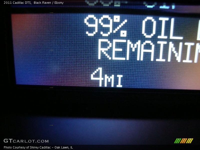 Black Raven / Ebony 2011 Cadillac DTS