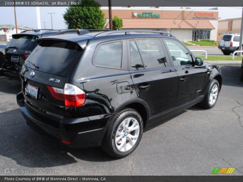 Jet Black / Black 2009 BMW X3 xDrive30i