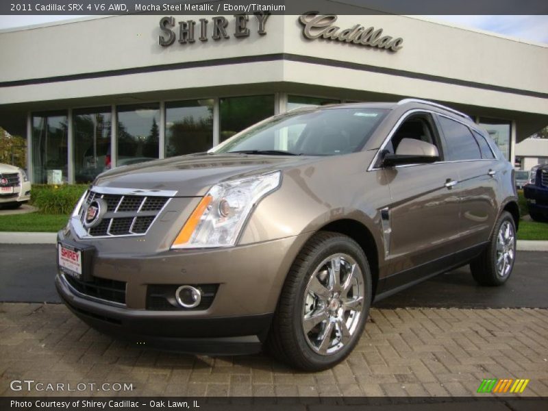 Mocha Steel Metallic / Ebony/Titanium 2011 Cadillac SRX 4 V6 AWD