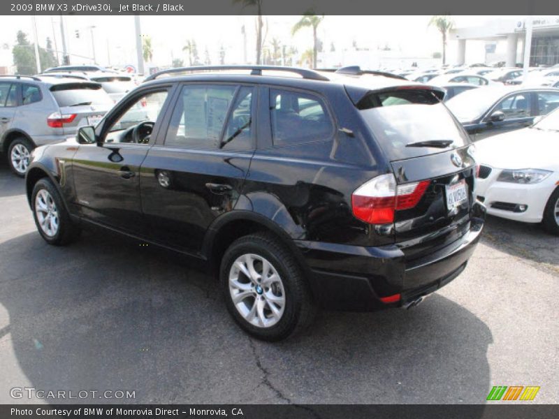 Jet Black / Black 2009 BMW X3 xDrive30i