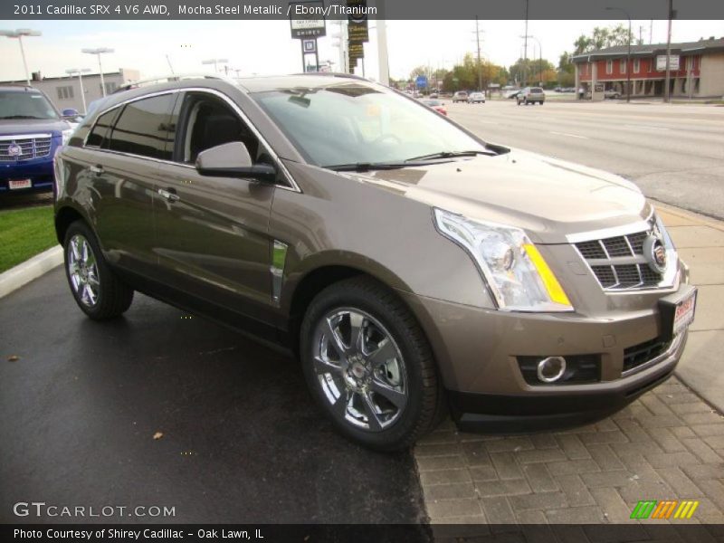 Mocha Steel Metallic / Ebony/Titanium 2011 Cadillac SRX 4 V6 AWD