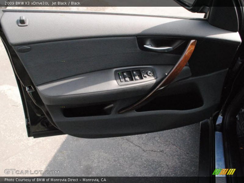 Jet Black / Black 2009 BMW X3 xDrive30i