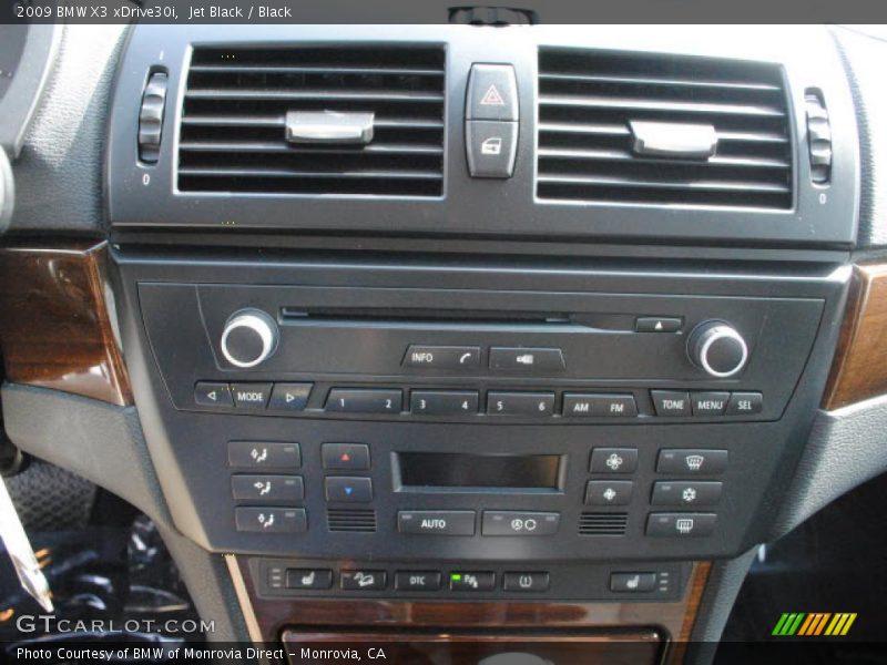 Jet Black / Black 2009 BMW X3 xDrive30i