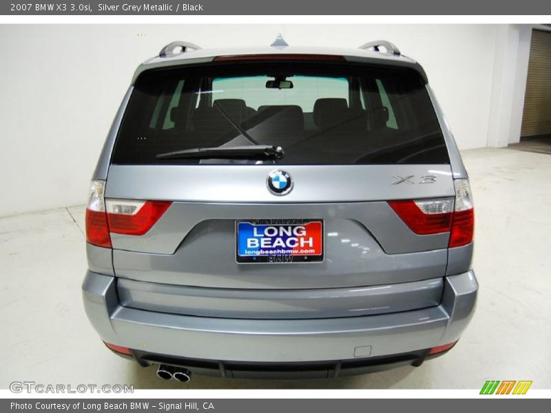 Silver Grey Metallic / Black 2007 BMW X3 3.0si