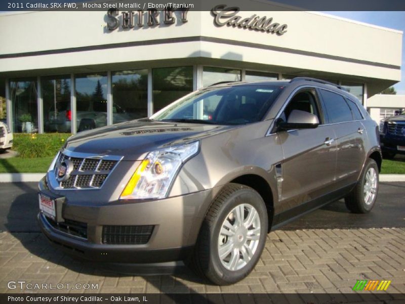 Mocha Steel Metallic / Ebony/Titanium 2011 Cadillac SRX FWD