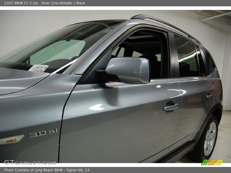 Silver Grey Metallic / Black 2007 BMW X3 3.0si