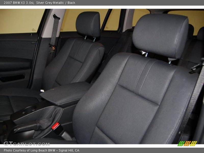 Silver Grey Metallic / Black 2007 BMW X3 3.0si