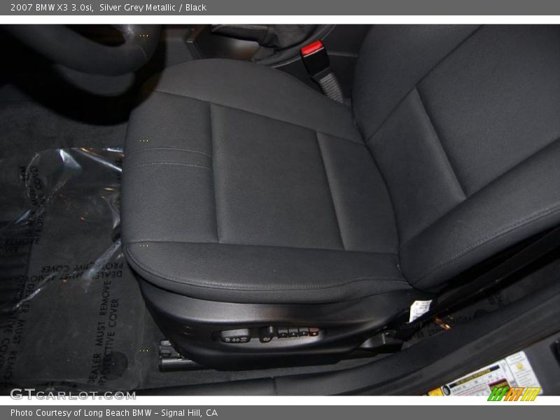 Silver Grey Metallic / Black 2007 BMW X3 3.0si