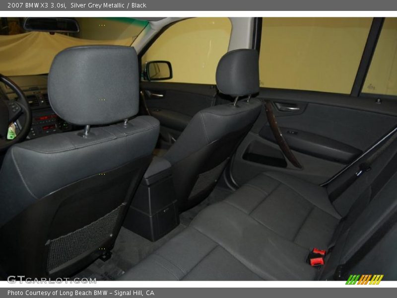 Silver Grey Metallic / Black 2007 BMW X3 3.0si