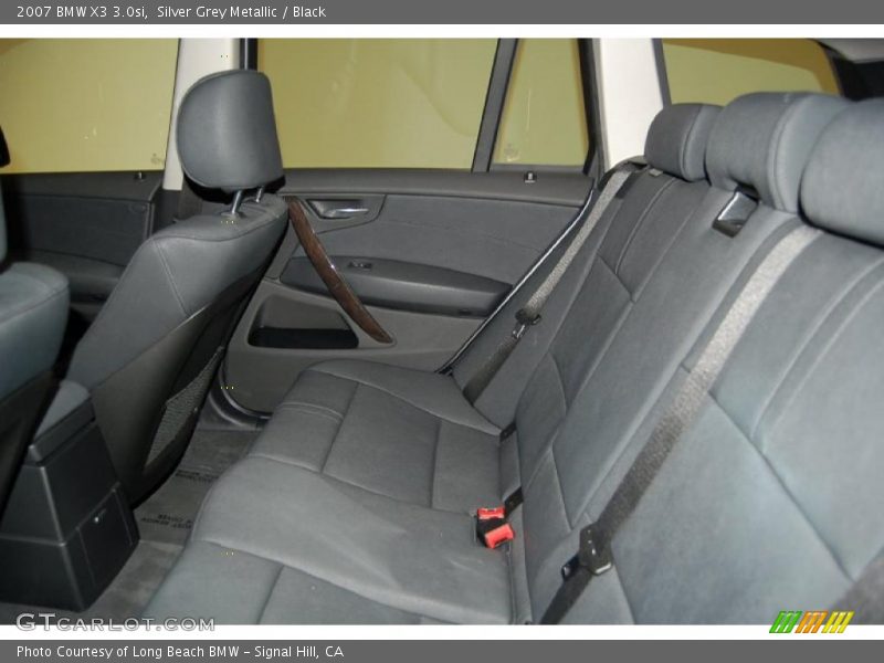 Silver Grey Metallic / Black 2007 BMW X3 3.0si