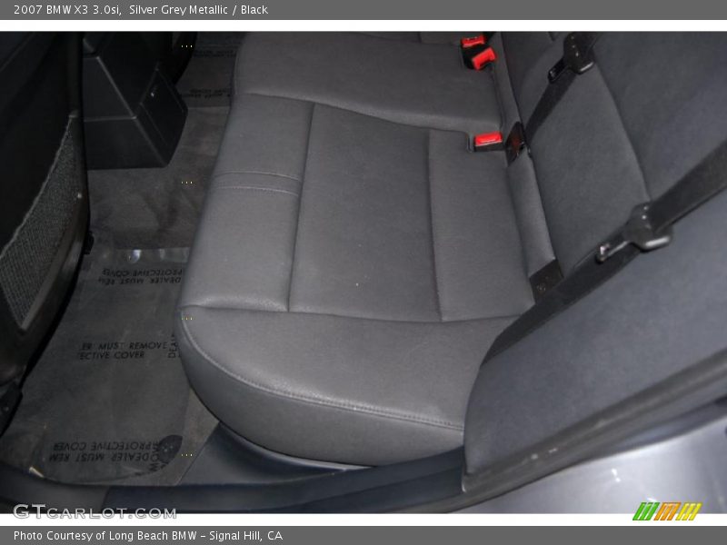Silver Grey Metallic / Black 2007 BMW X3 3.0si