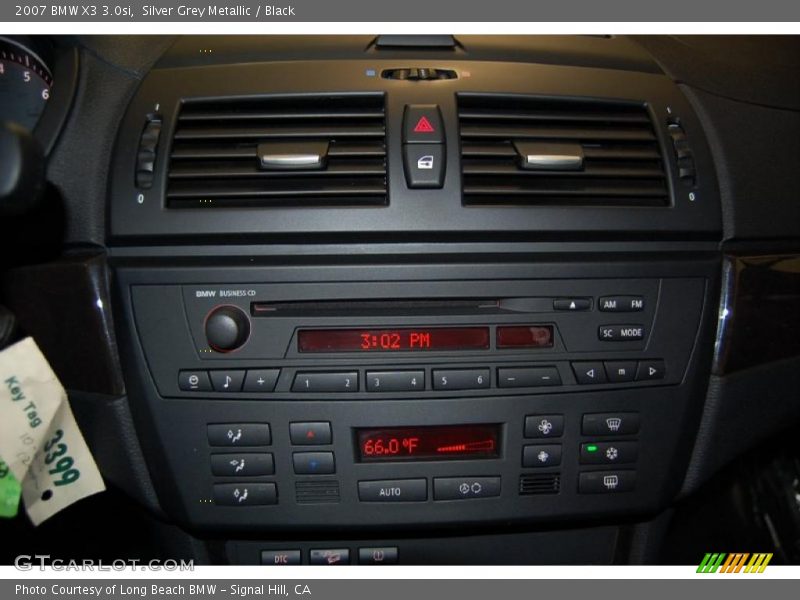 Silver Grey Metallic / Black 2007 BMW X3 3.0si