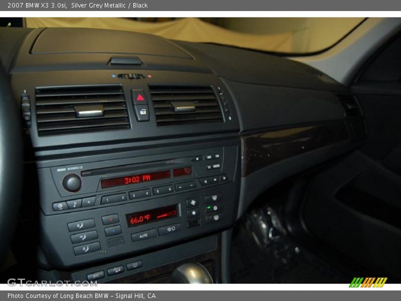 Silver Grey Metallic / Black 2007 BMW X3 3.0si