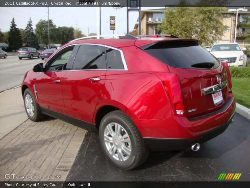 Crystal Red Tintcoat / Titanium/Ebony 2011 Cadillac SRX FWD
