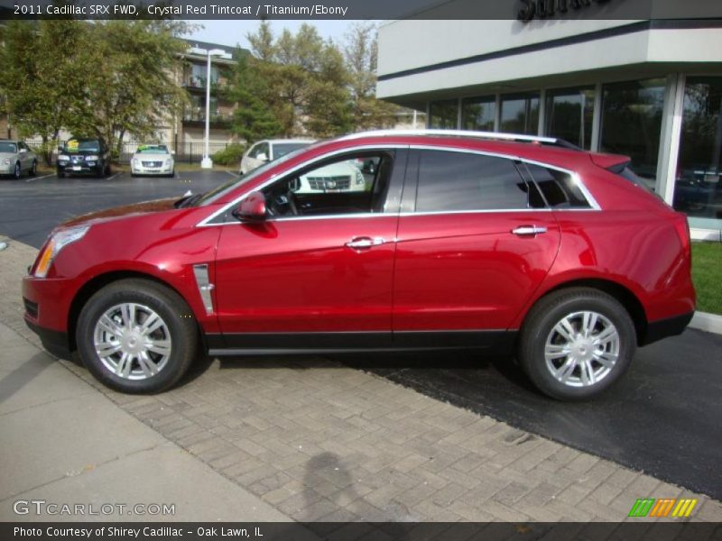 Crystal Red Tintcoat / Titanium/Ebony 2011 Cadillac SRX FWD
