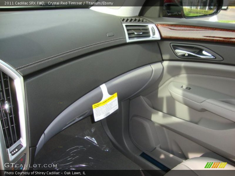 Crystal Red Tintcoat / Titanium/Ebony 2011 Cadillac SRX FWD