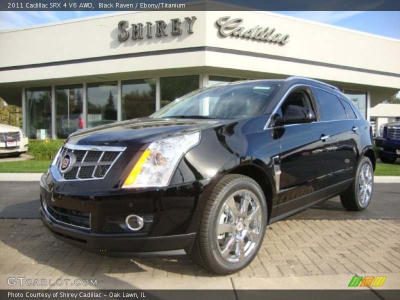 Black Raven / Ebony/Titanium 2011 Cadillac SRX 4 V6 AWD