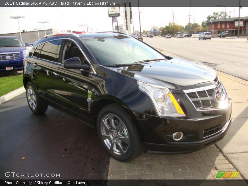 Black Raven / Ebony/Titanium 2011 Cadillac SRX 4 V6 AWD