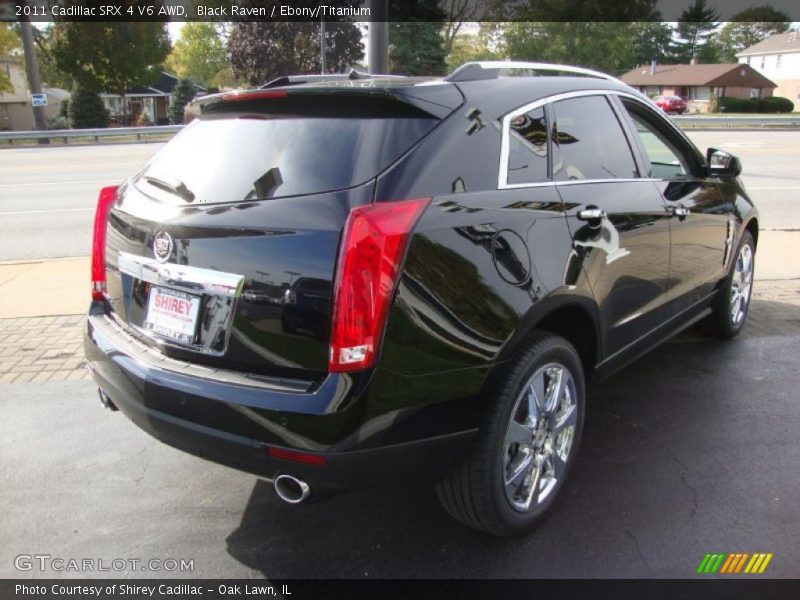 Black Raven / Ebony/Titanium 2011 Cadillac SRX 4 V6 AWD