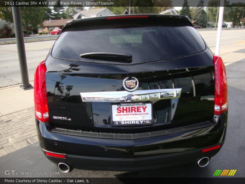 Black Raven / Ebony/Titanium 2011 Cadillac SRX 4 V6 AWD