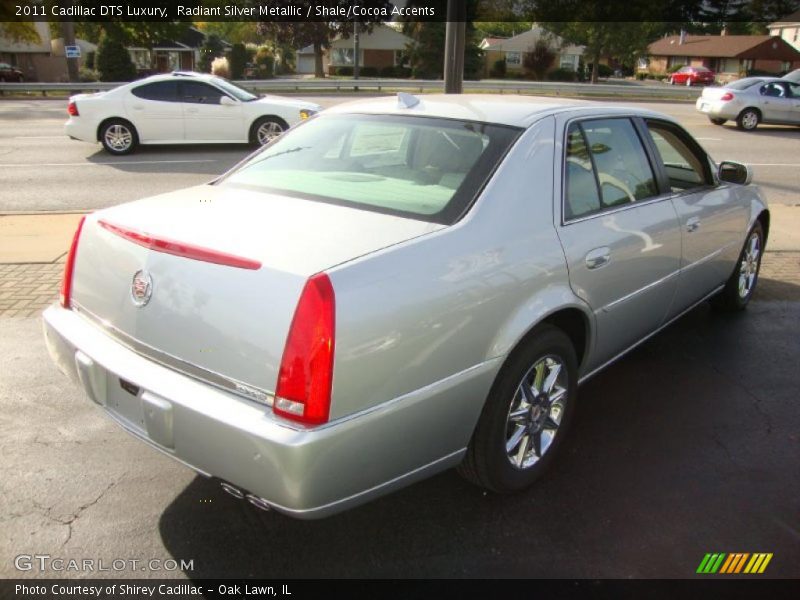 Radiant Silver Metallic / Shale/Cocoa Accents 2011 Cadillac DTS Luxury