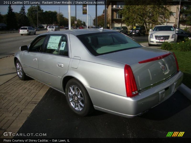 Radiant Silver Metallic / Shale/Cocoa Accents 2011 Cadillac DTS Luxury