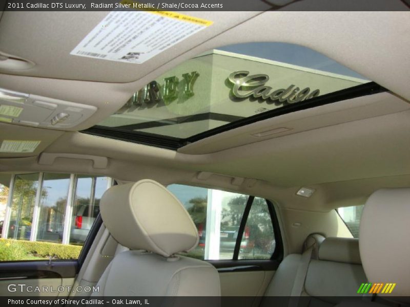 Radiant Silver Metallic / Shale/Cocoa Accents 2011 Cadillac DTS Luxury