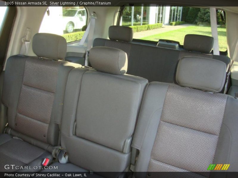 Silver Lightning / Graphite/Titanium 2005 Nissan Armada SE