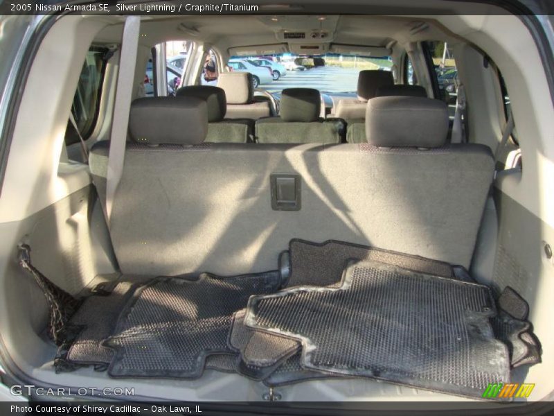Silver Lightning / Graphite/Titanium 2005 Nissan Armada SE