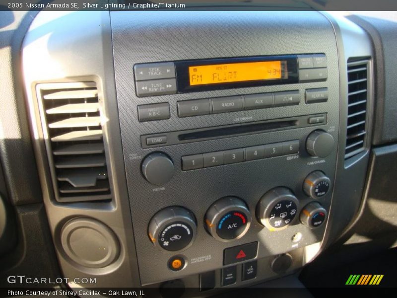 Silver Lightning / Graphite/Titanium 2005 Nissan Armada SE