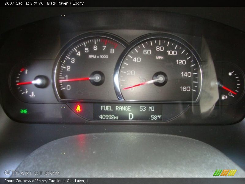 Black Raven / Ebony 2007 Cadillac SRX V6