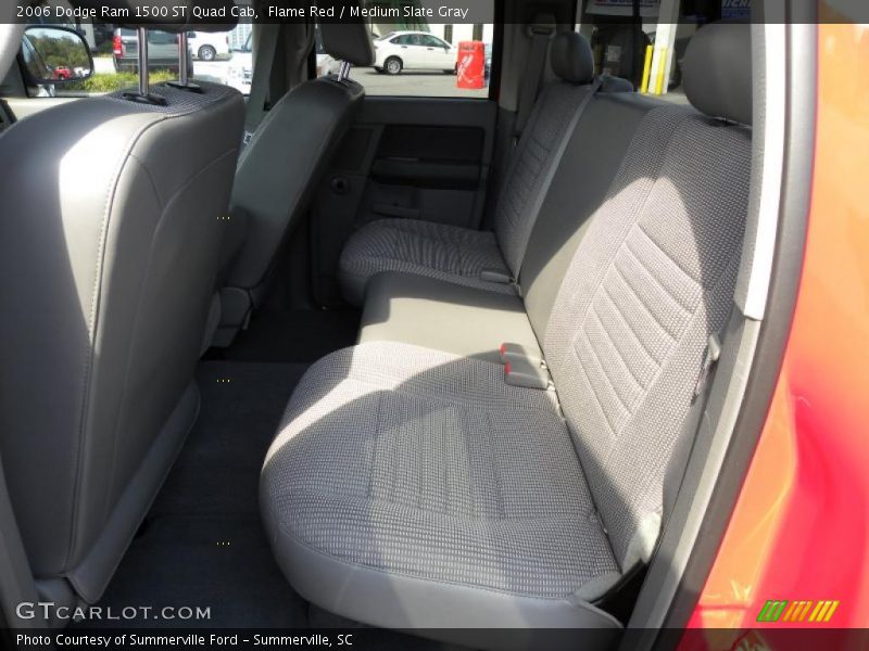 Flame Red / Medium Slate Gray 2006 Dodge Ram 1500 ST Quad Cab