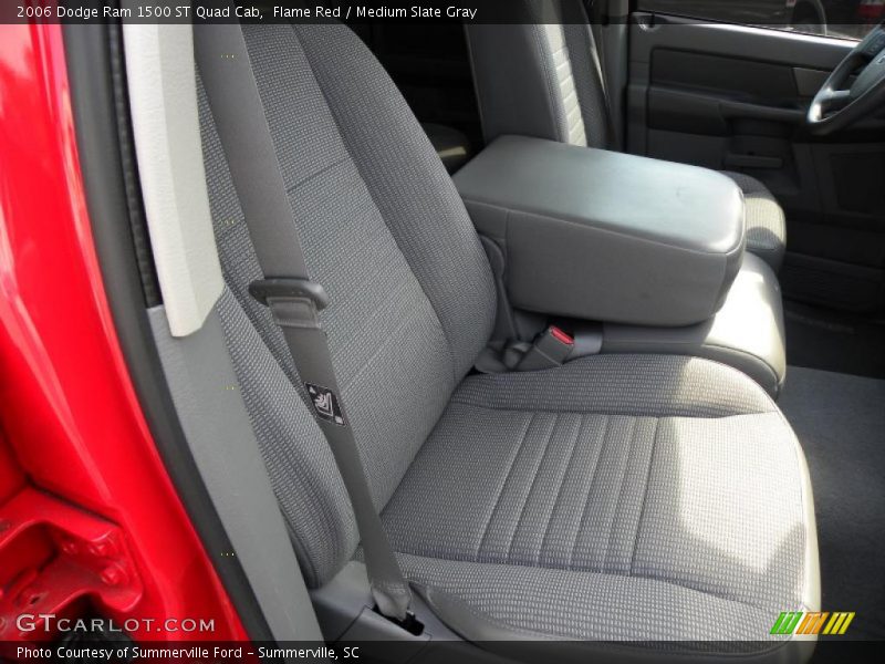 Flame Red / Medium Slate Gray 2006 Dodge Ram 1500 ST Quad Cab