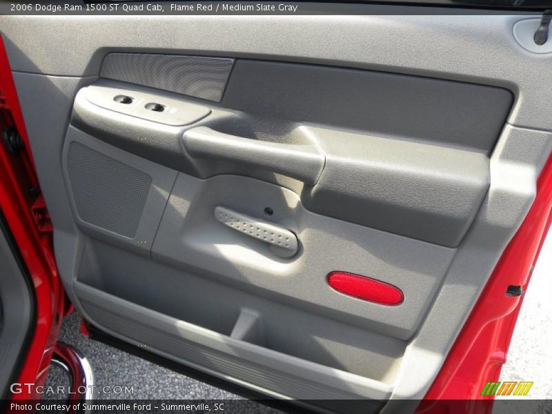Flame Red / Medium Slate Gray 2006 Dodge Ram 1500 ST Quad Cab