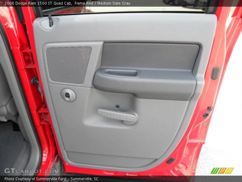 Flame Red / Medium Slate Gray 2006 Dodge Ram 1500 ST Quad Cab