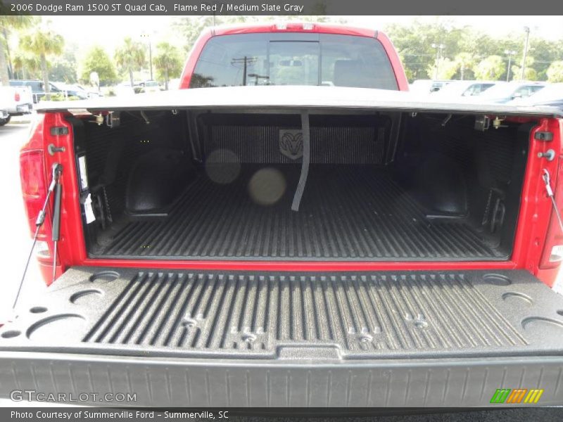 Flame Red / Medium Slate Gray 2006 Dodge Ram 1500 ST Quad Cab