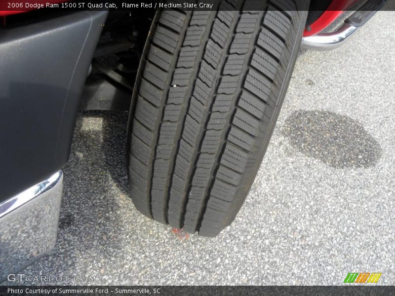 Flame Red / Medium Slate Gray 2006 Dodge Ram 1500 ST Quad Cab