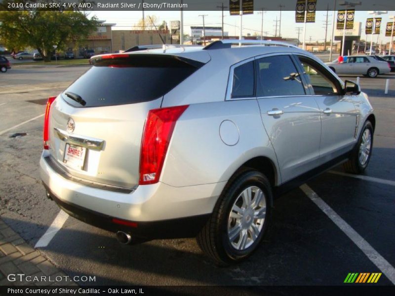 Radiant Silver / Ebony/Titanium 2010 Cadillac SRX 4 V6 AWD