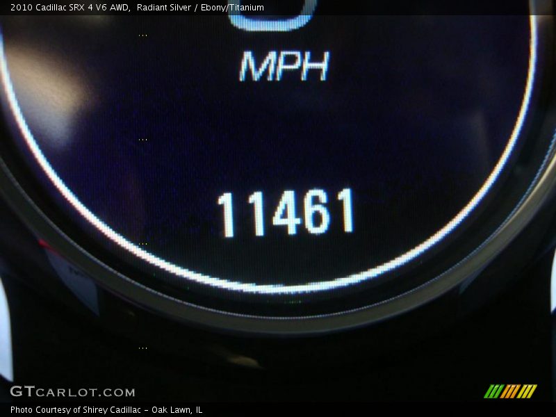 Radiant Silver / Ebony/Titanium 2010 Cadillac SRX 4 V6 AWD