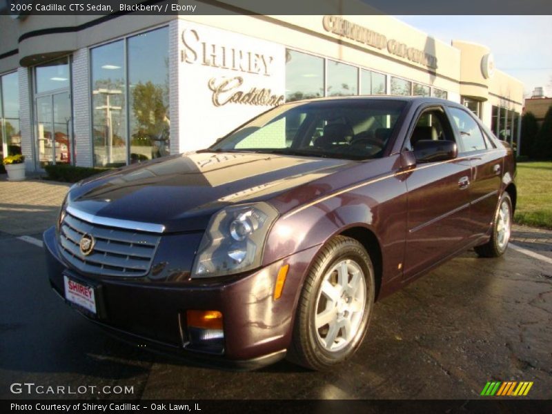 Blackberry / Ebony 2006 Cadillac CTS Sedan
