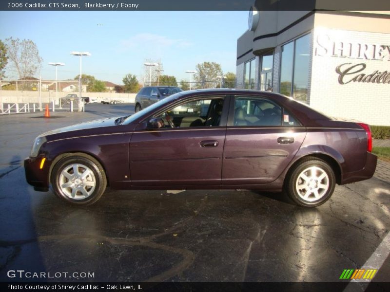 Blackberry / Ebony 2006 Cadillac CTS Sedan