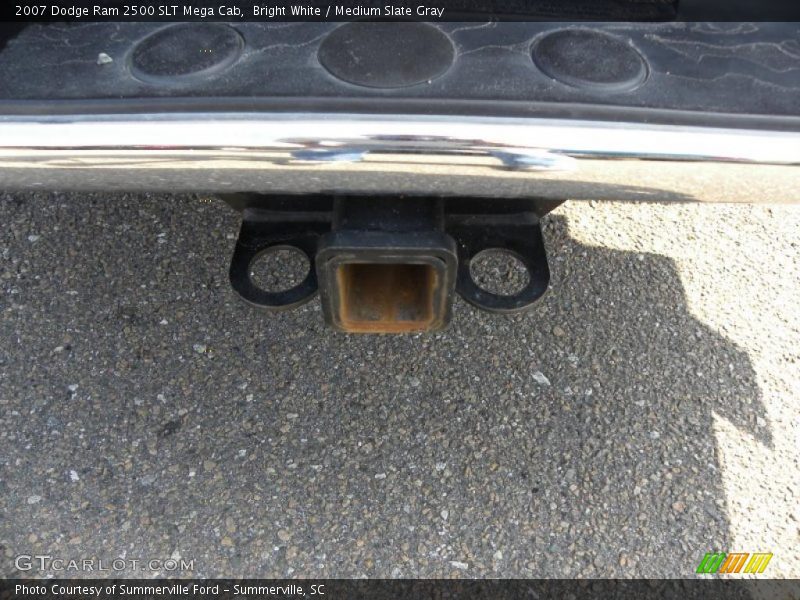 Bright White / Medium Slate Gray 2007 Dodge Ram 2500 SLT Mega Cab