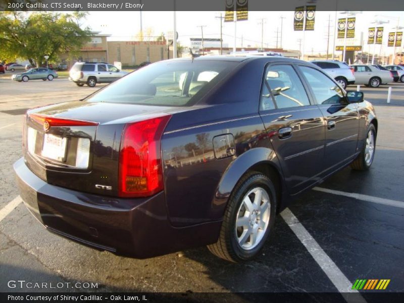 Blackberry / Ebony 2006 Cadillac CTS Sedan