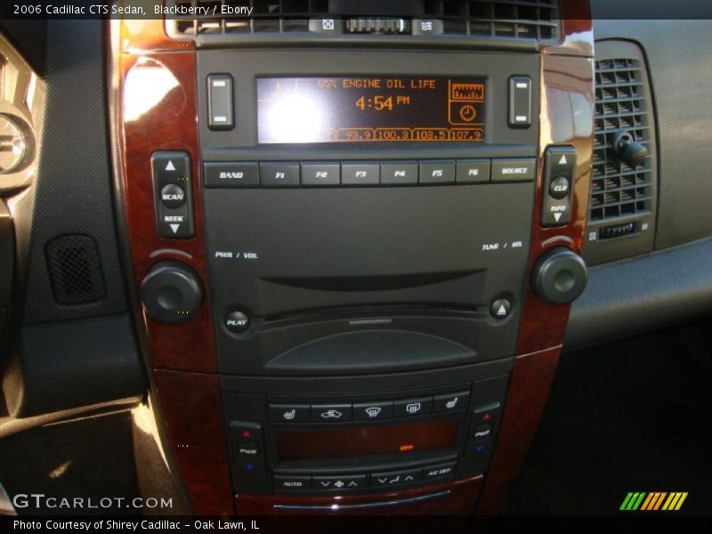 Blackberry / Ebony 2006 Cadillac CTS Sedan