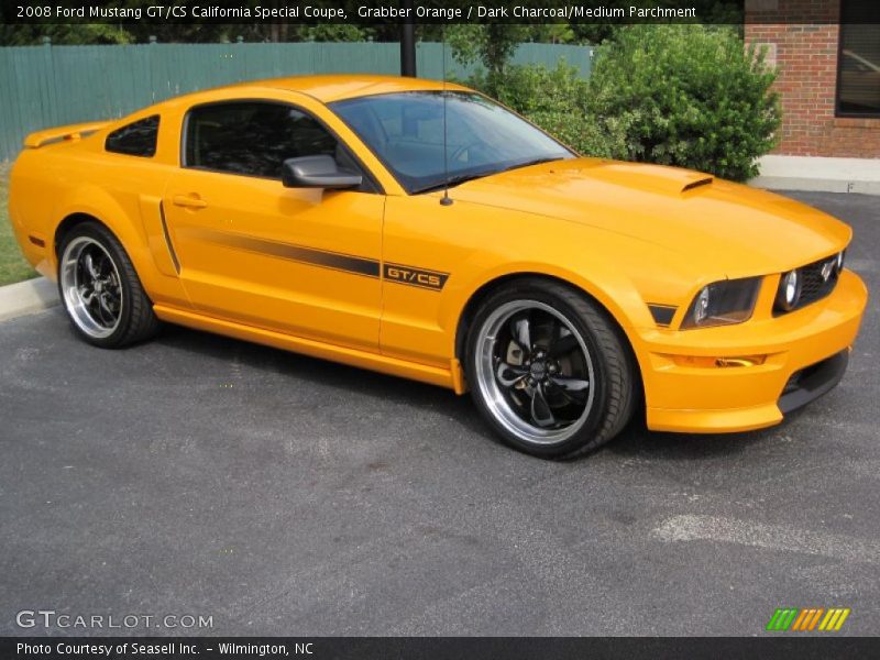 Grabber Orange / Dark Charcoal/Medium Parchment 2008 Ford Mustang GT/CS California Special Coupe