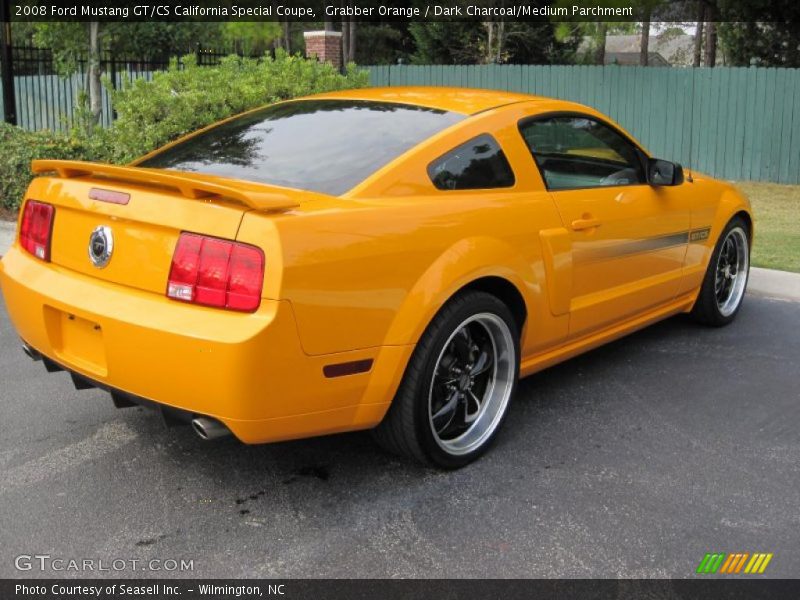 Grabber Orange / Dark Charcoal/Medium Parchment 2008 Ford Mustang GT/CS California Special Coupe